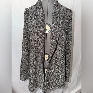 Anthropologie Black and White Knit Sweater